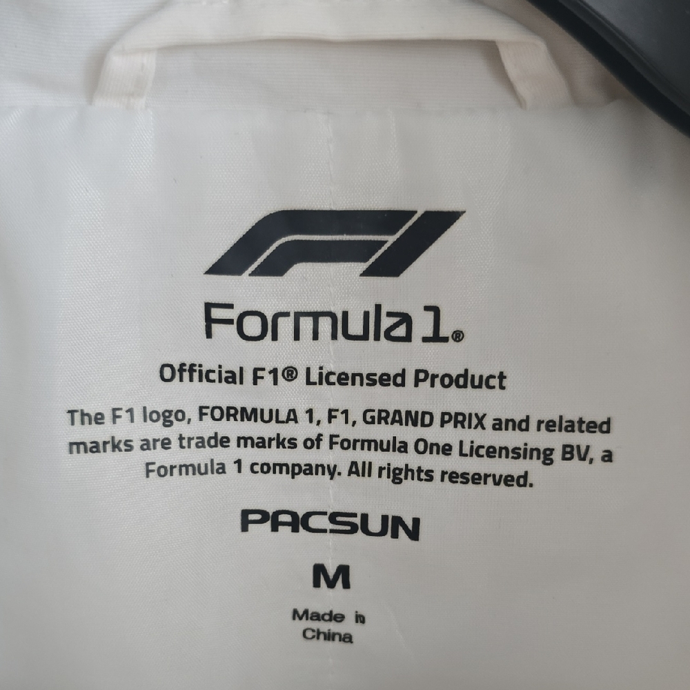PacSun White Formula 1 Performance Jacket - Picture 2 of 14